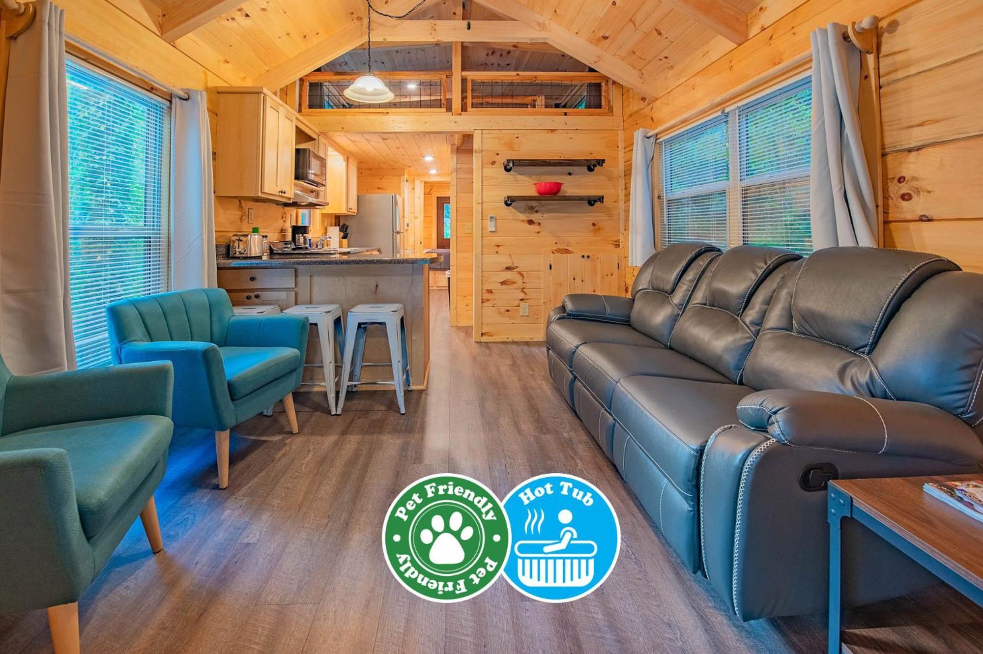 Tiny Cabin Village Private Hot Tub Lynda Cabin Τσαττανούγκα Εξωτερικό φωτογραφία
